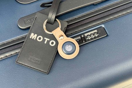 The Moto Tag looks like an AirTag but boasts one feature that