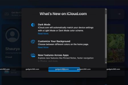 Apple Brings Dark Mode Support and Other New Features to iCloud