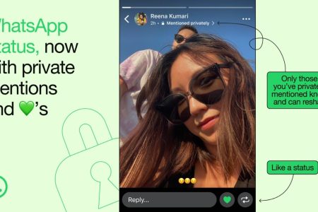 WhatsApp Now Lets You Tag Friends in Status