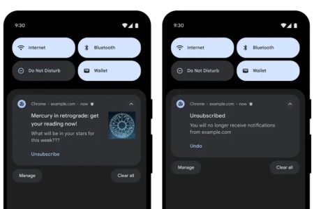 Google Chrome Rolls Out Quick Way to Unsubscribe from Notifications