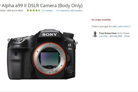 Sony May Have Discontinued Its A-Mount DSLR Cameras