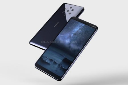 Nokia 9 Renders, 360-Degree Video Surface to Highlight Penta-Camera Setup