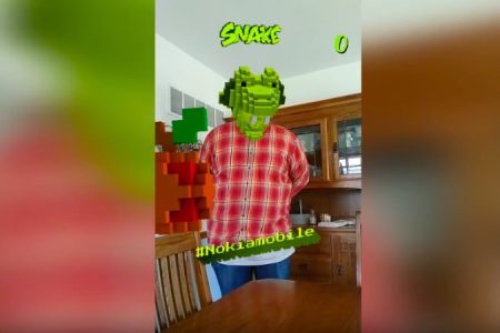Nokia’s Snake Game Makes It to Facebook as Augmented Reality Filter