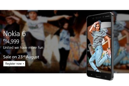 Nokia 6 to Go on Sale via Amazon India on August 23, Registrations Open