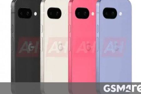 Google Pixel 9a leaks in all four colors