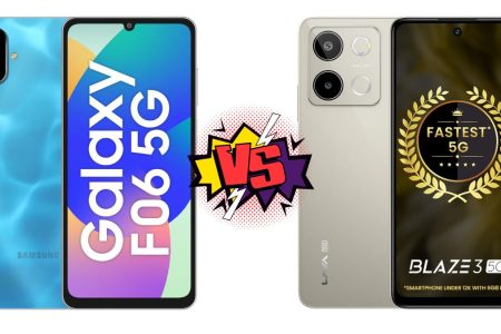 Samsung Galaxy F06 5G vs Lava Blaze 3 5G: Which is Better?