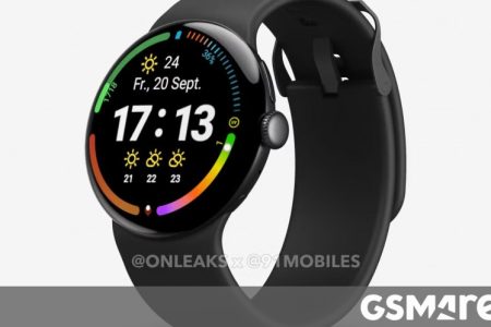 Google Pixel Watch 4 renders leak showing new buttons in a thicker body