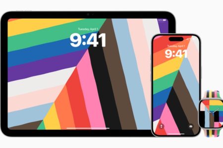 Apple just dropped a new watch band and wallpapers for Pride 2025