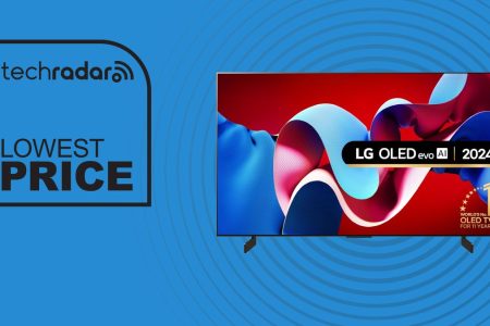The LG C4 OLED TV model that
