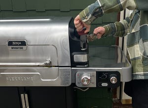 I Tested Ninja&apos;s New $1,000 Grill with Built-in Smoker and Convection Fan