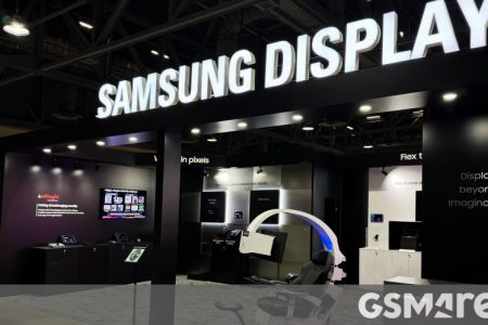 Samsung showcases a VR headset screen with 20,000 nits brightness along with other display tech